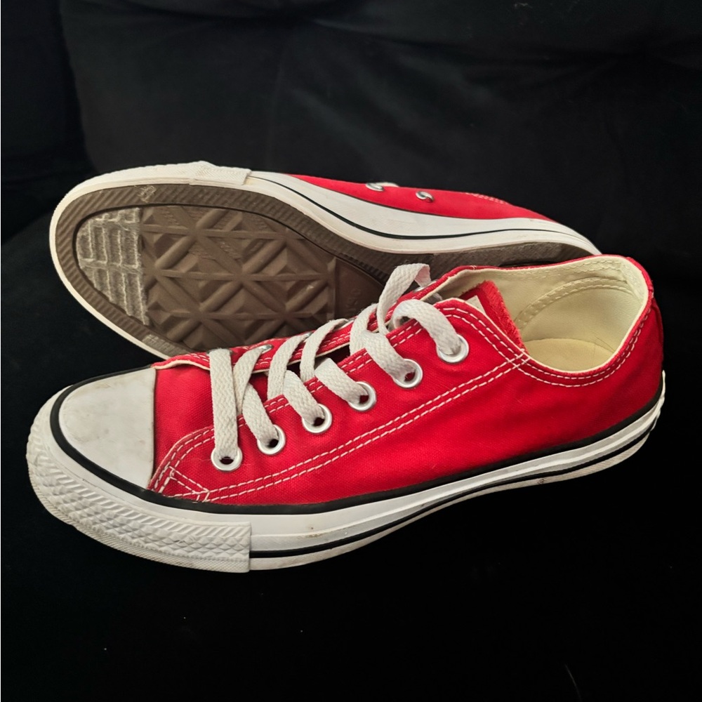 Converse All Star Red Low Rise - Picture 2 of 7